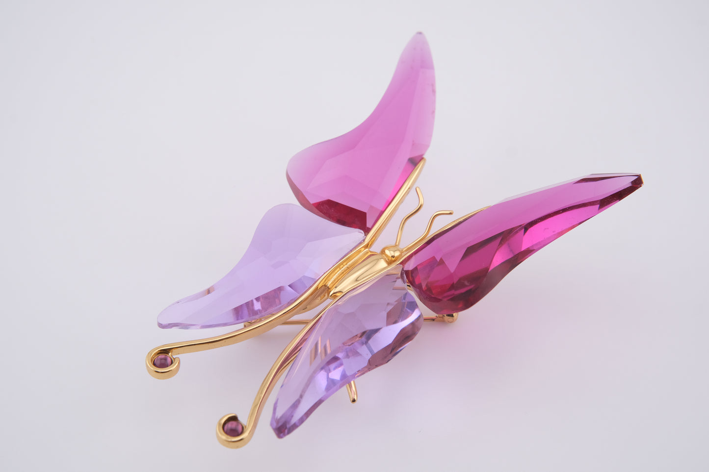 Daniel Swarovski Paradise “Astara” Fuchsia Butterfly Brooch – Philippe Ferrandis Design