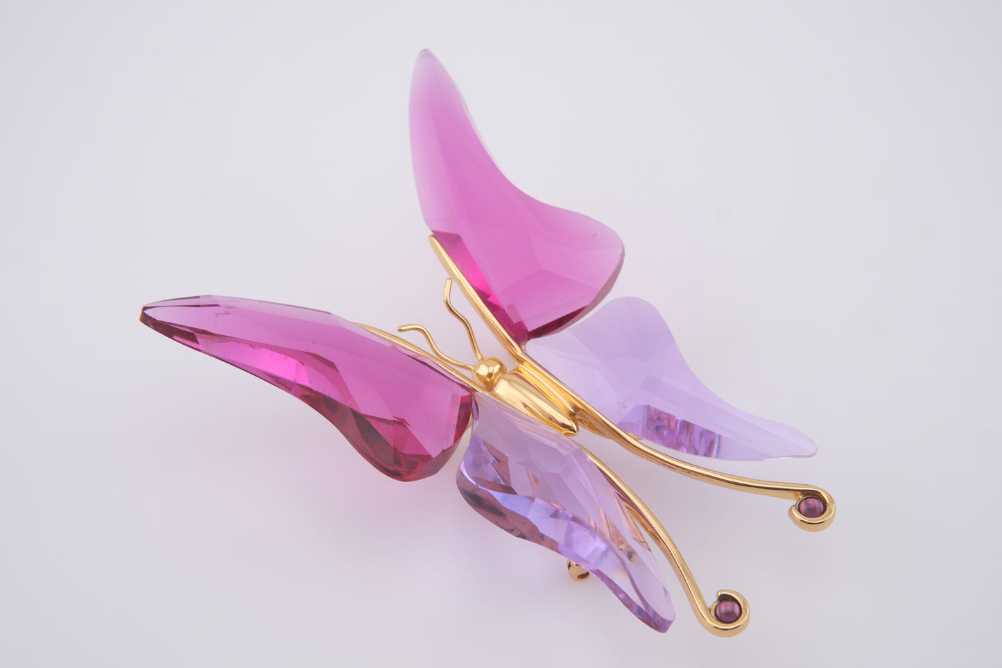 Daniel Swarovski Paradise “Astara” Fuchsia Butterfly Brooch – Philippe Ferrandis Design