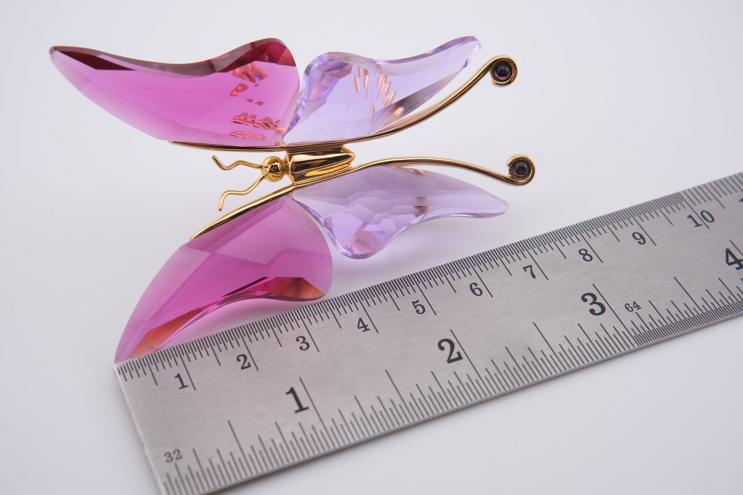 Daniel Swarovski Paradise “Astara” Fuchsia Butterfly Brooch – Philippe Ferrandis Design