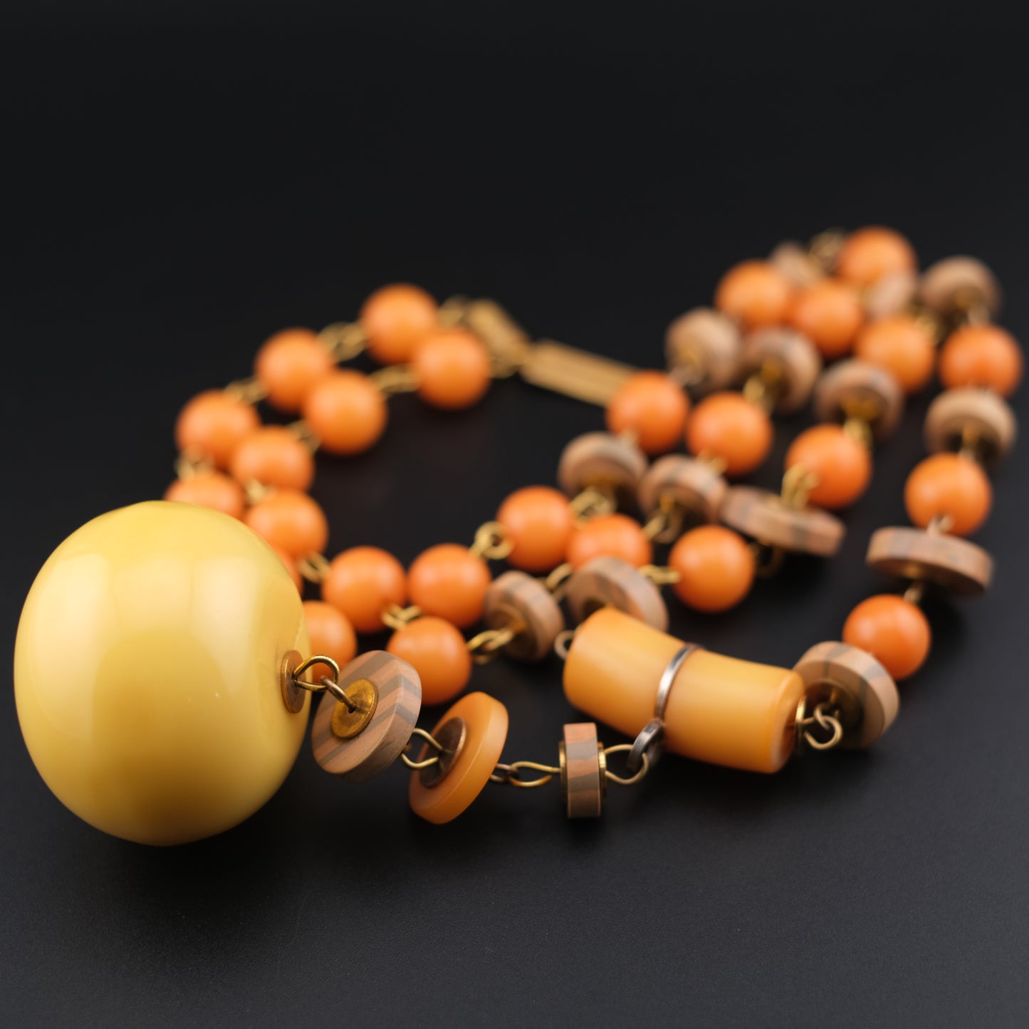 Bold 1980s Emanuel Ungaro Pendant Necklace – Made in Italy