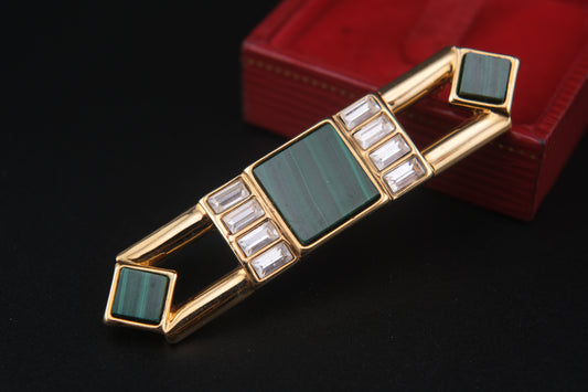 Vintage Elizabeth Koller Bar Brooch – Austrian Art Deco Revival