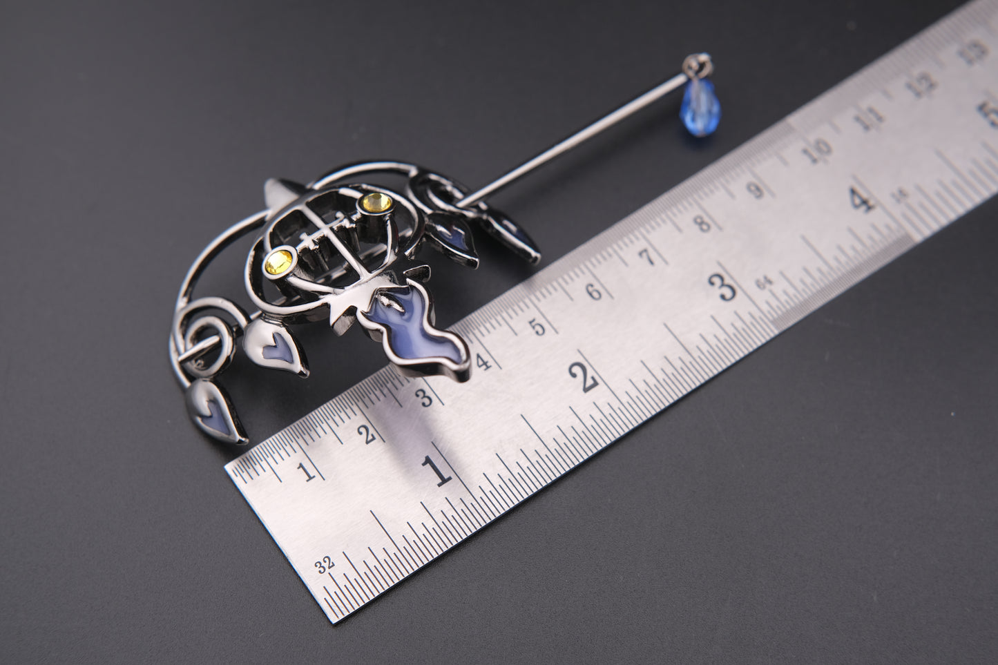 🎃 Pokémon Center 2022 Pokémon Accessory Series Hair Kanzashi – Chandelure Inspired