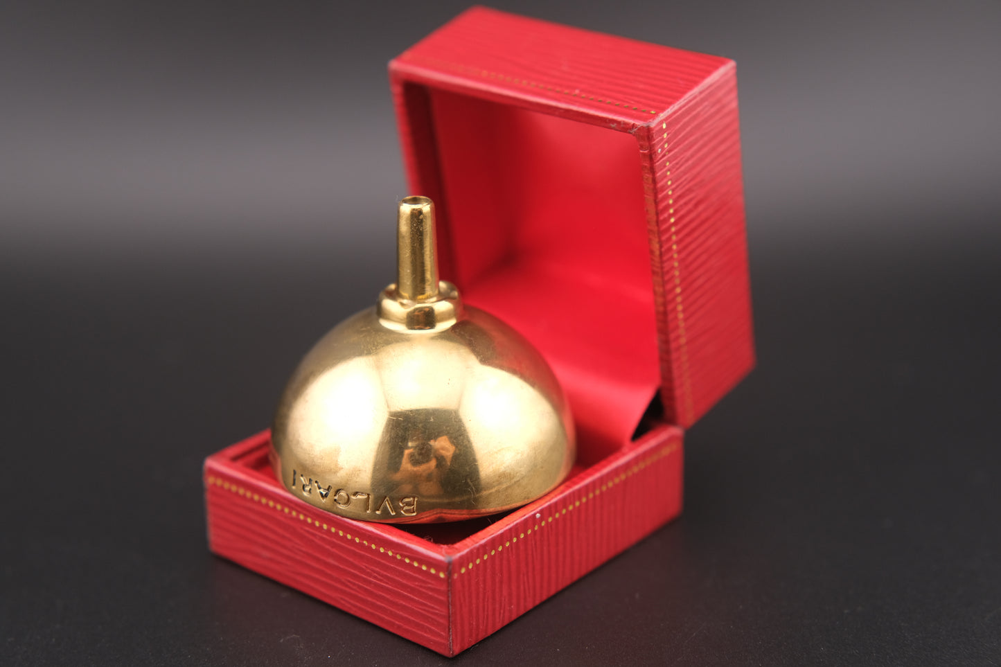 BVLGARI Bulgari Perfume Funnel – Vintage Designer 1990s Brass