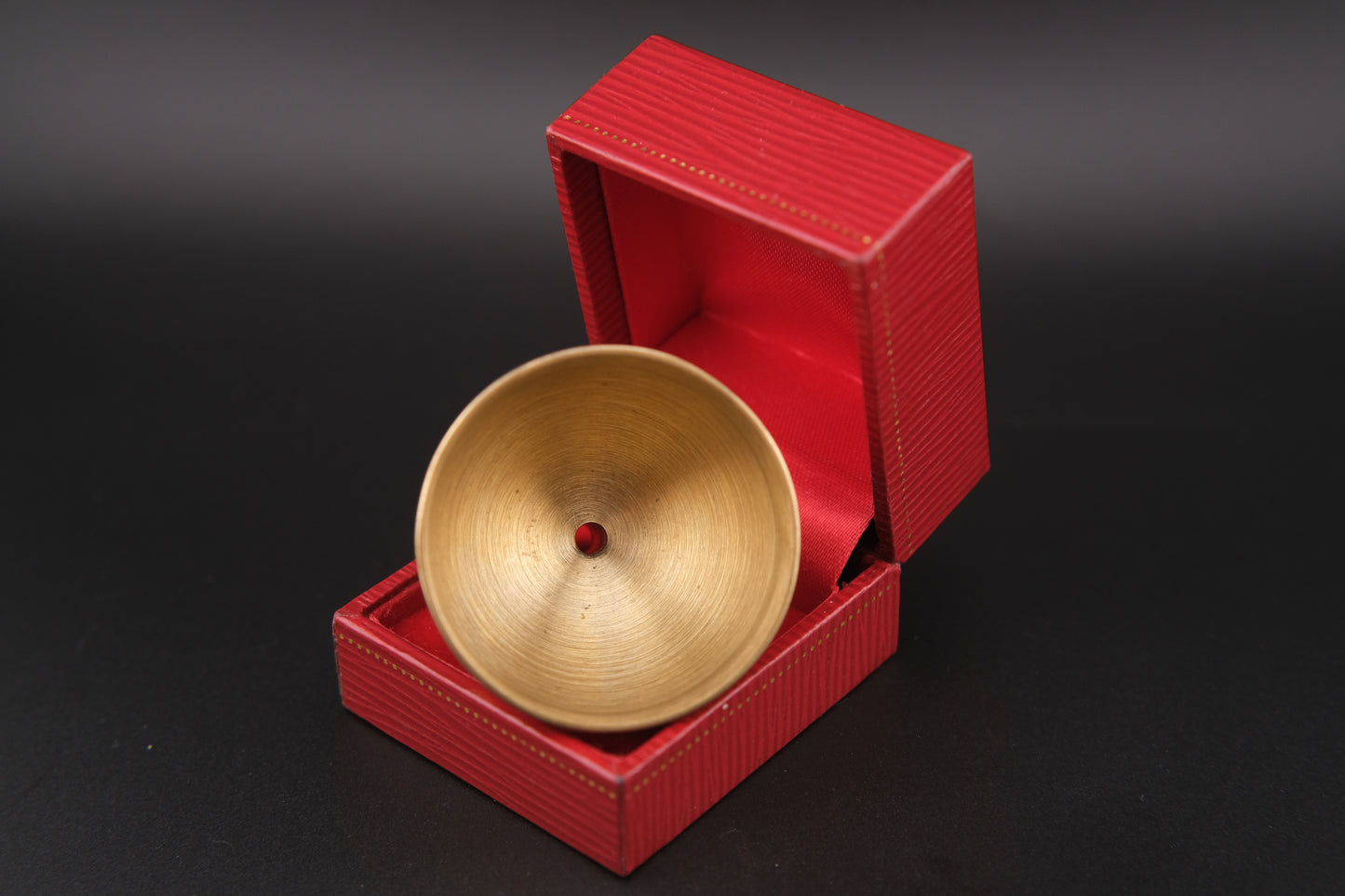 BVLGARI Bulgari Perfume Funnel – Vintage Designer 1990s Brass