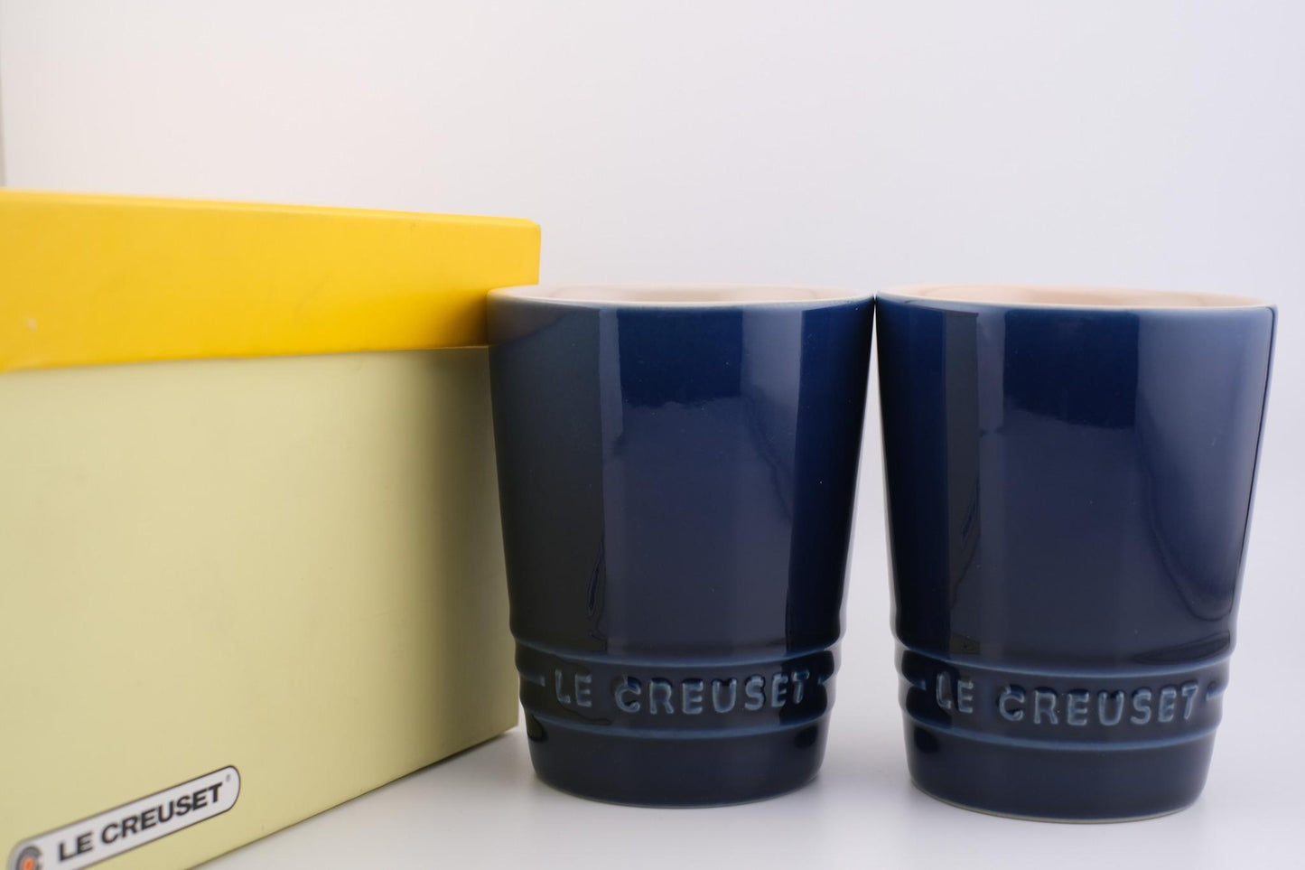 Le Creuset Stoneware Tumblers – Set of 2 (Deep Blue)