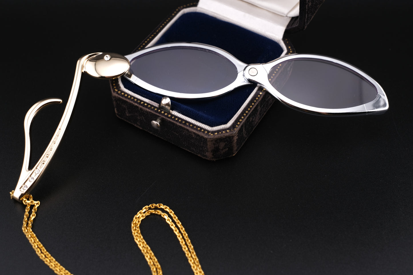 Vintage Nikon Loupe Magnifier Necklace - Music Note Design - Made in Japan
