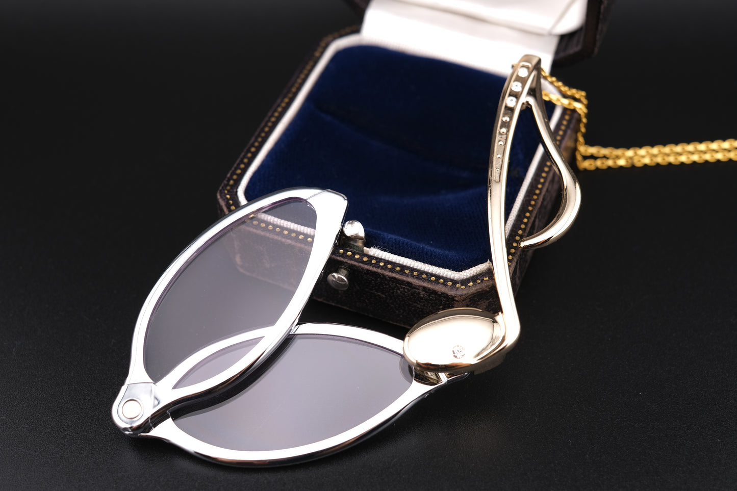 Vintage Nikon Loupe Magnifier Necklace - Music Note Design - Made in Japan