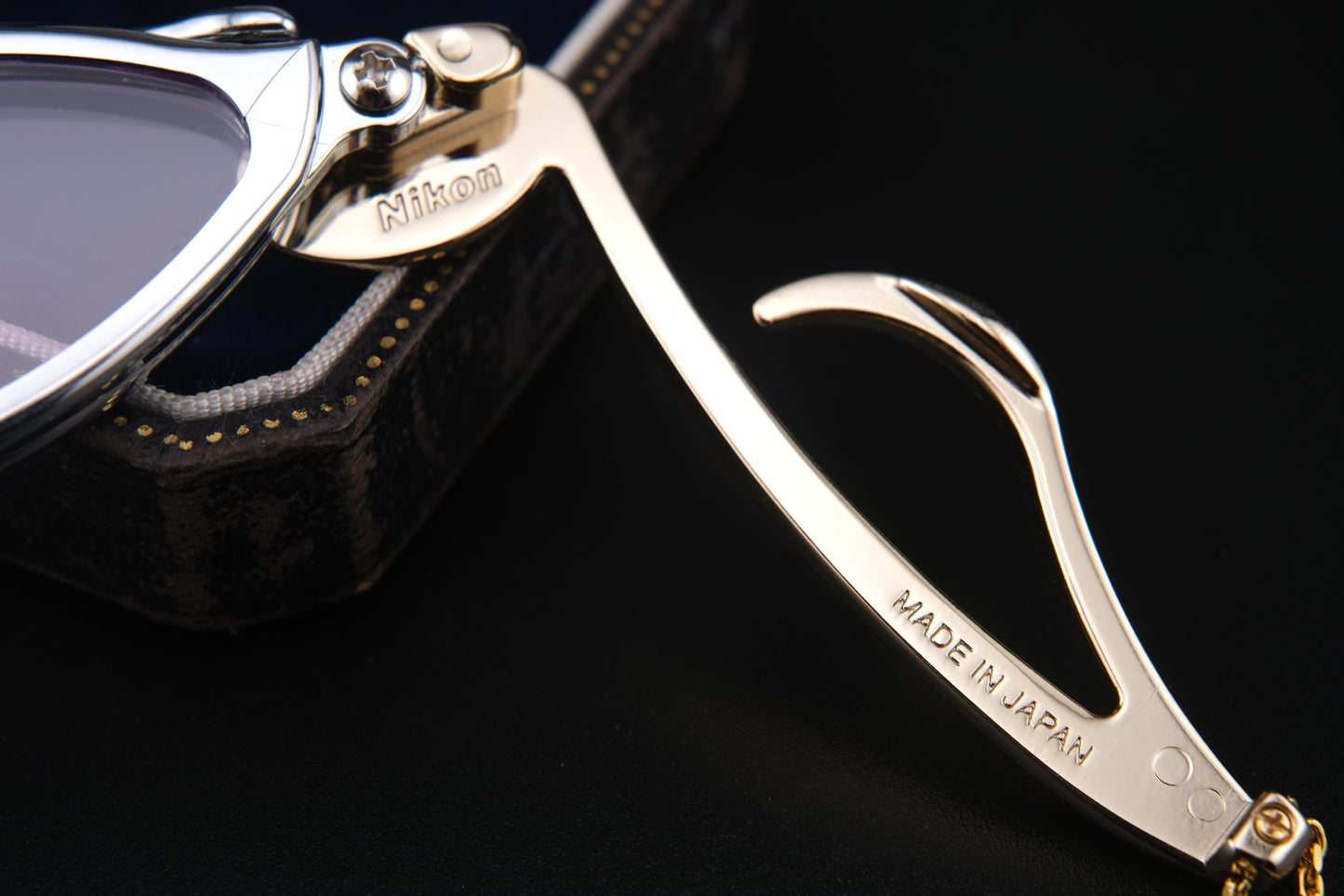 Vintage Nikon Loupe Magnifier Necklace - Music Note Design - Made in Japan