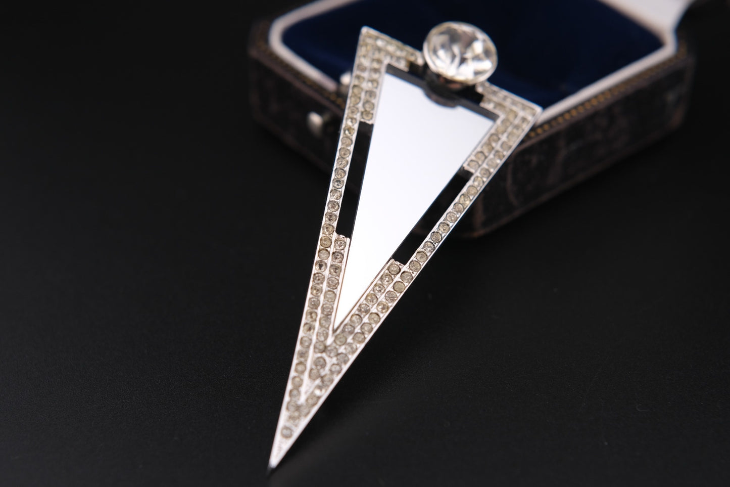 Vintage Jean Louis Scherrer Geometric Brooch