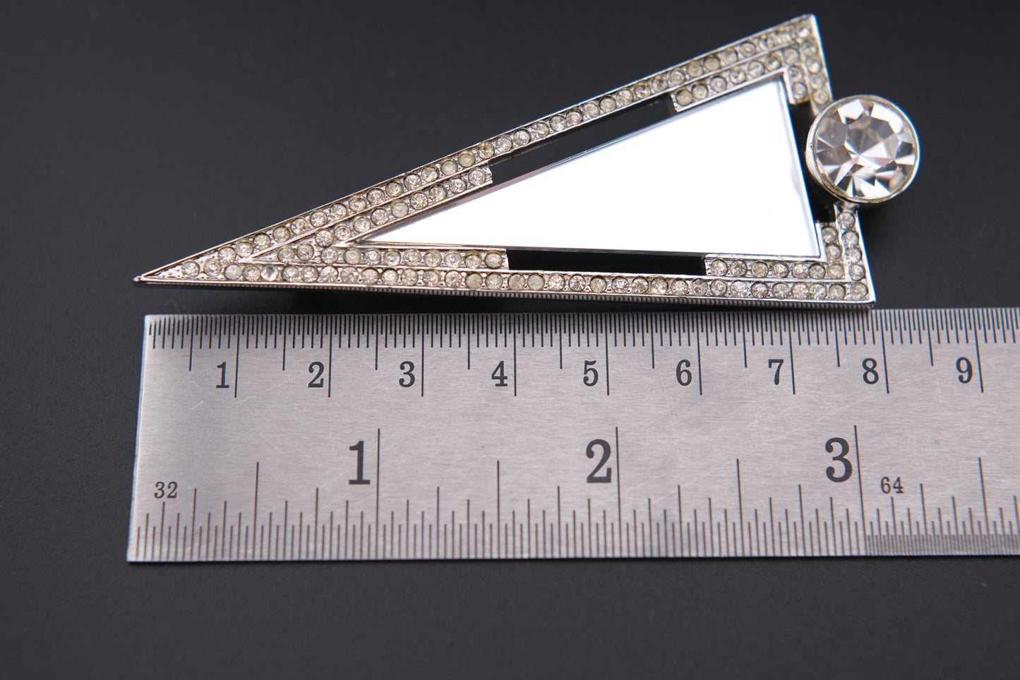 Vintage Jean Louis Scherrer Geometric Brooch
