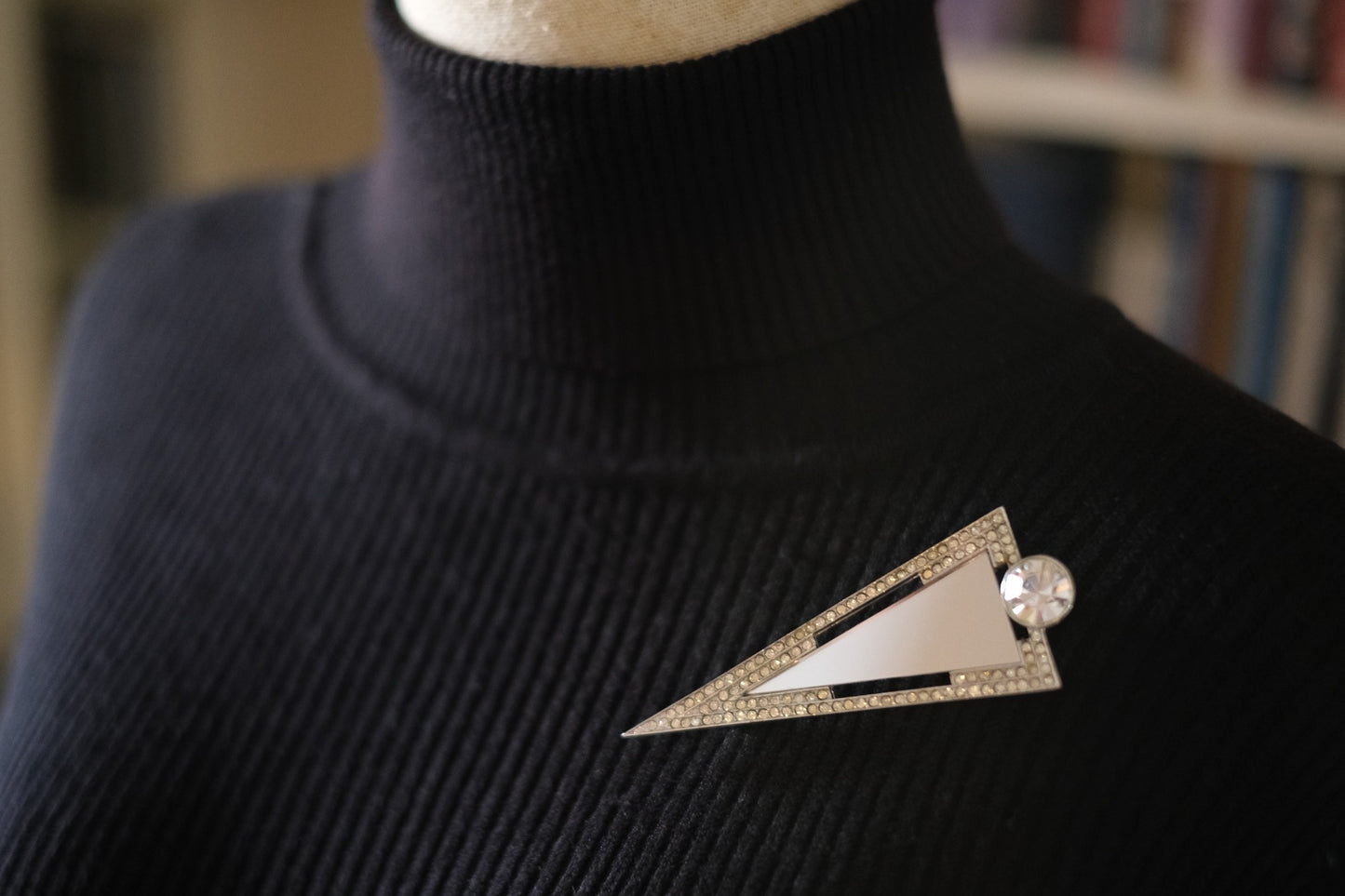 Vintage Jean Louis Scherrer Geometric Brooch