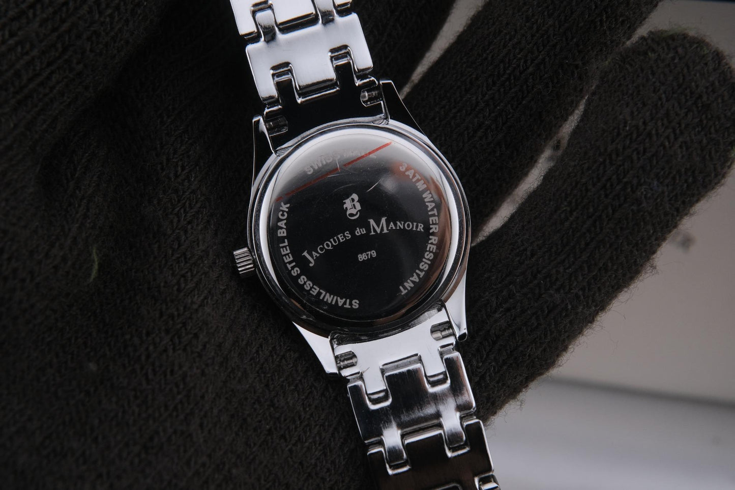 Jacques du Manoir ROYAL Women’s Silver-Tone Watch with 3 Interchangeable Bezels