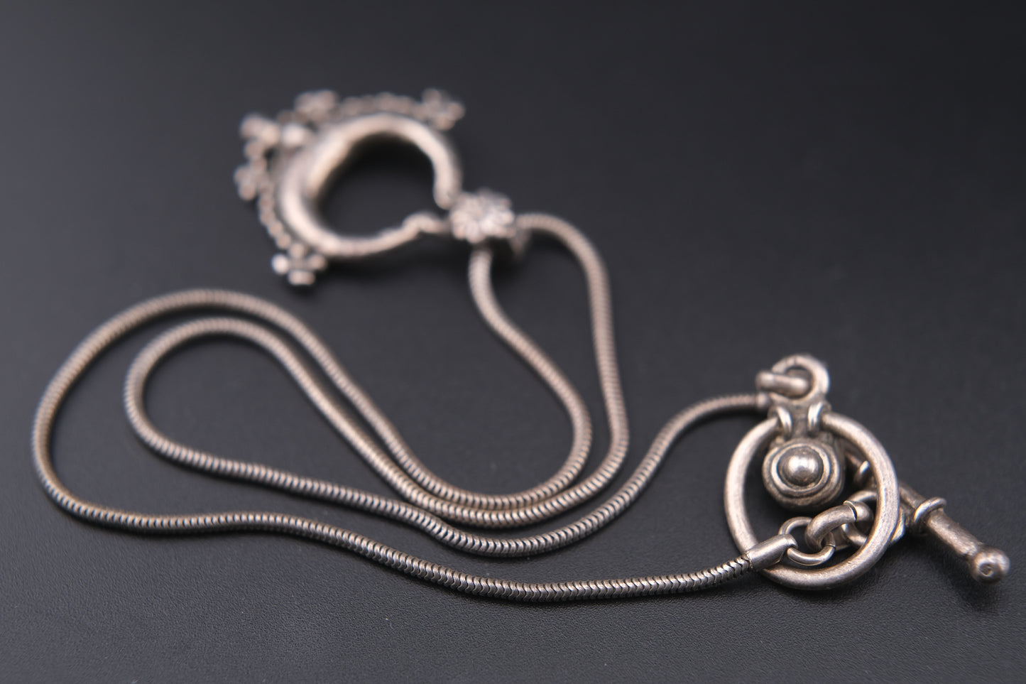 UBU Paris Tribal-Inspired Silver-Tone Choker Necklace (c.1990s)