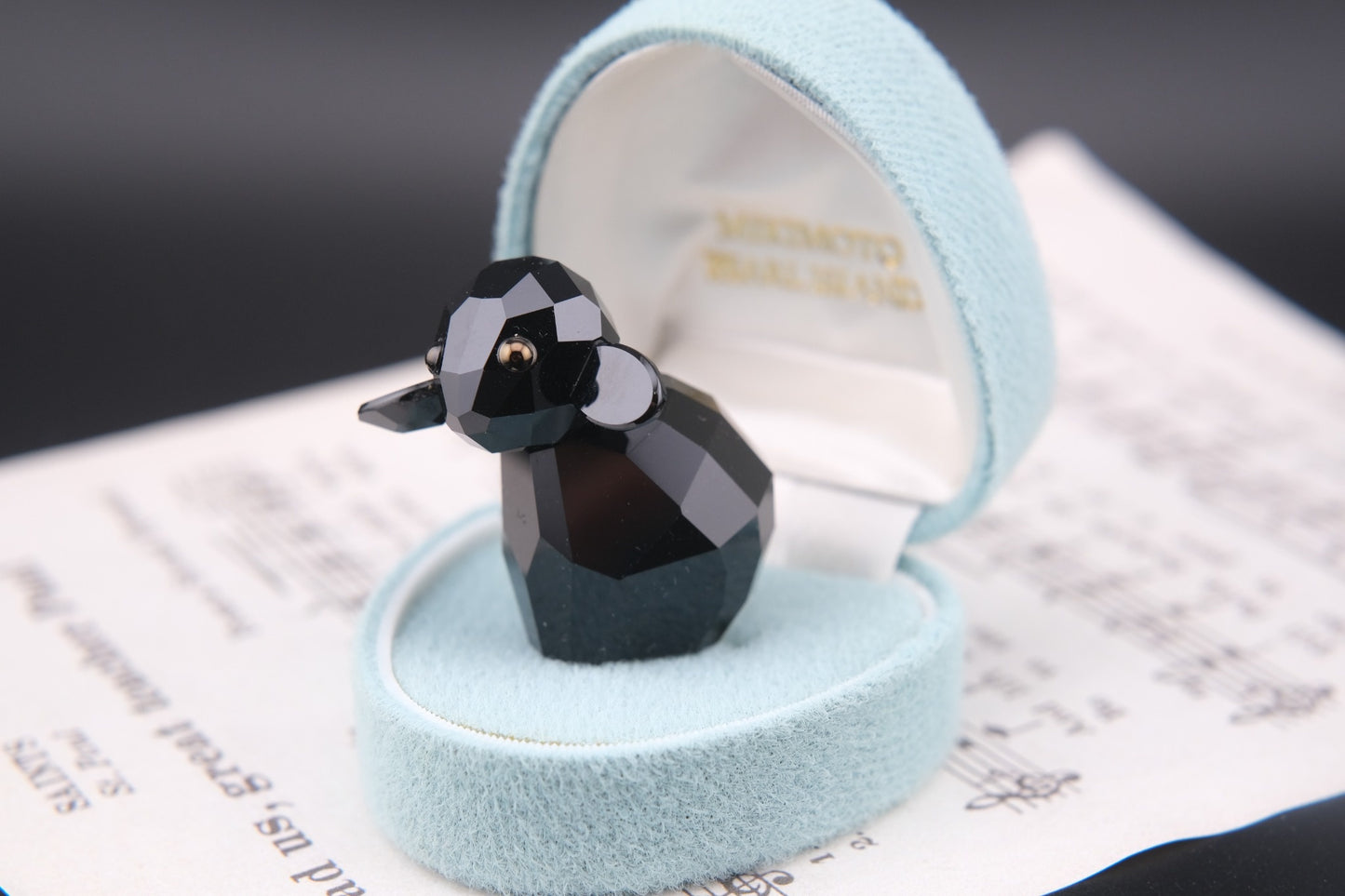 Swarovski Lovlots Shady Black Lamb Figurine – Limited Edition 2006
