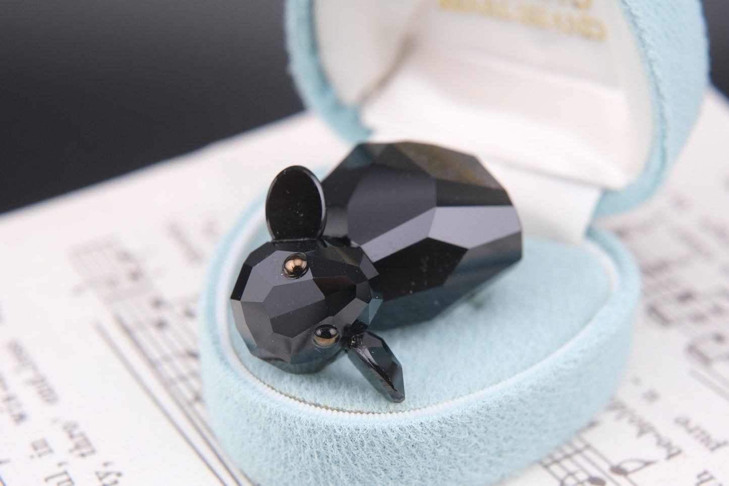 Swarovski Lovlots Shady Black Lamb Figurine – Limited Edition 2006