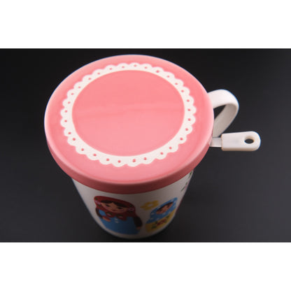❤️ Chocoholic Tea Mug with Lid & Infuser – Matryoshka Doll Design