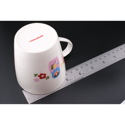 ❤️ Chocoholic Tea Mug with Lid & Infuser – Matryoshka Doll Design