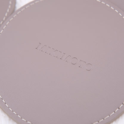 ❤️ Mikimoto Leather Coaster Set (Box of 5) – New in Box