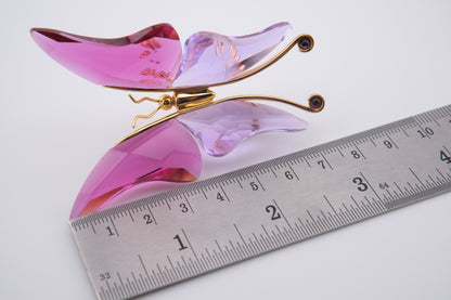 Daniel Swarovski Paradise “Astara” Fuchsia Butterfly Brooch – Philippe Ferrandis Design