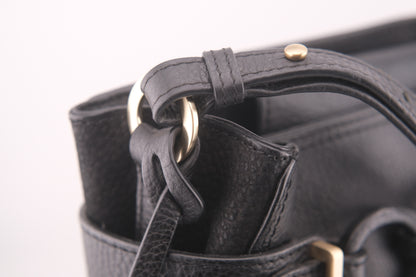 ❤️ Vintage RADLEY London Medium Black Pebbled Leather Crossbody Bag