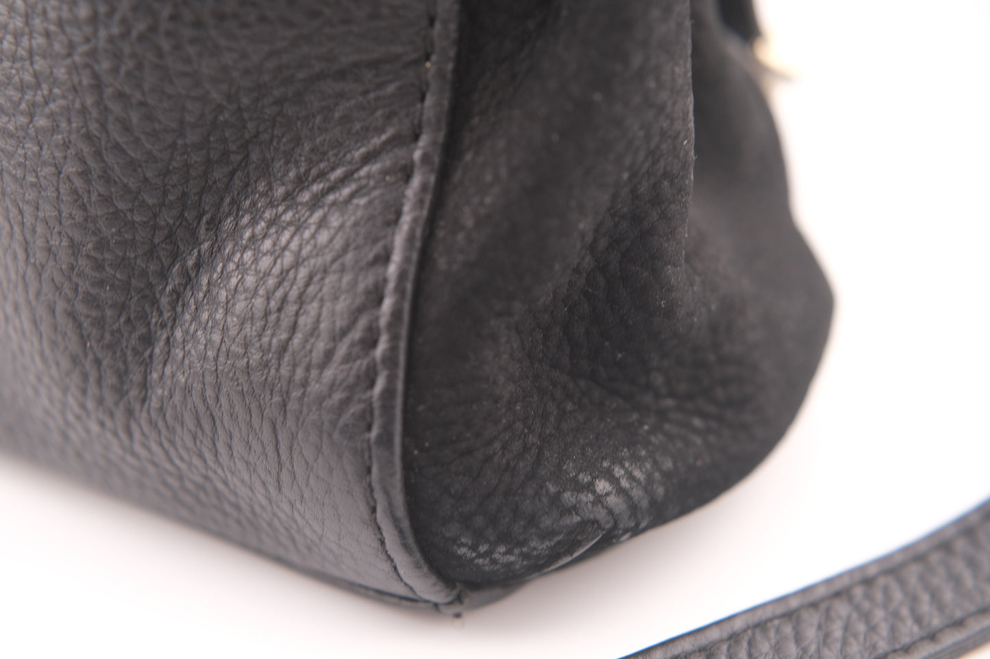 ❤️ Vintage RADLEY London Medium Black Pebbled Leather Crossbody Bag