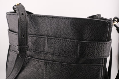 ❤️ Vintage RADLEY London Medium Black Pebbled Leather Crossbody Bag