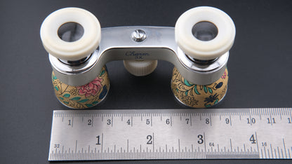 Vintage Floral Charm 3X Opera Glasses – J-B195 Alpha E61 – Made in Japan