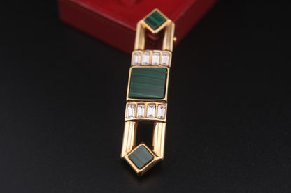 Vintage Elizabeth Koller Bar Brooch – Austrian Art Deco Revival