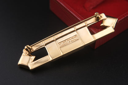 Vintage Elizabeth Koller Bar Brooch – Austrian Art Deco Revival