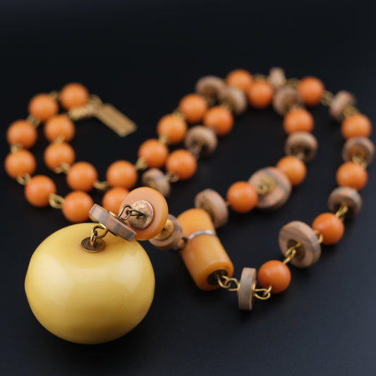 Bold 1980s Emanuel Ungaro Pendant Necklace – Made in Italy