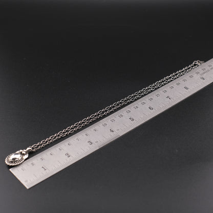 Vintage Georg Jensen 925 Sterling Silver Pendant Necklace – Denmark, 1992
