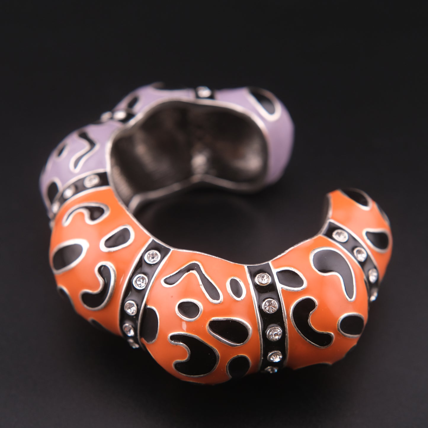 ❤️  Iris Apfel × H&M Enamel Crystal Statement Cuff Bracelet