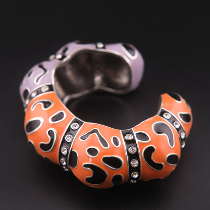 ❤️  Iris Apfel × H&M Enamel Crystal Statement Cuff Bracelet