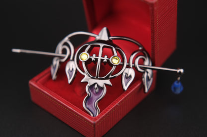 🎃 Pokémon Center 2022 Pokémon Accessory Series Hair Kanzashi – Chandelure Inspired