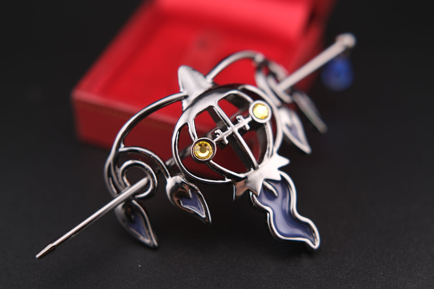 🎃 Pokémon Center 2022 Pokémon Accessory Series Hair Kanzashi – Chandelure Inspired