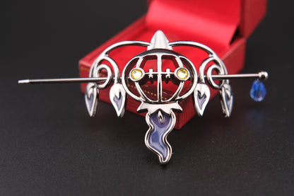 🎃 Pokémon Center 2022 Pokémon Accessory Series Hair Kanzashi – Chandelure Inspired