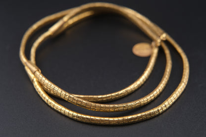 Vintage Nina Ricci Double-Strand Gold-Tone Choker Necklace