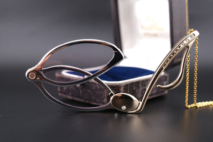 Vintage Nikon Loupe Magnifier Necklace - Music Note Design - Made in Japan