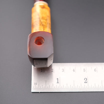 Vintage Korean Ginseng Pipe in Lucite – Collectible Tobacco Pipe with Real Ginseng Root & Original Box