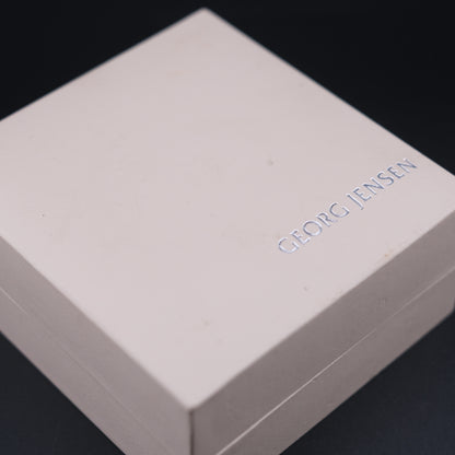 Vintage Georg Jensen Sterling Silver & Onyx Cufflinks No. 202 – With Original Box