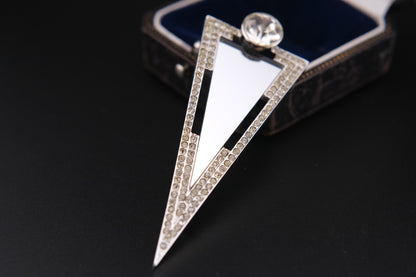 Vintage Jean Louis Scherrer Geometric Brooch