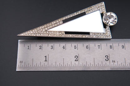 Vintage Jean Louis Scherrer Geometric Brooch