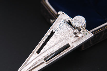 Vintage Jean Louis Scherrer Geometric Brooch
