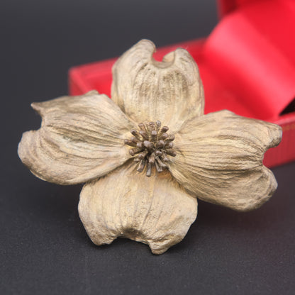 Michael Michaud Dogwood Brooch – Bronze with Silver & Copper Plated Petals