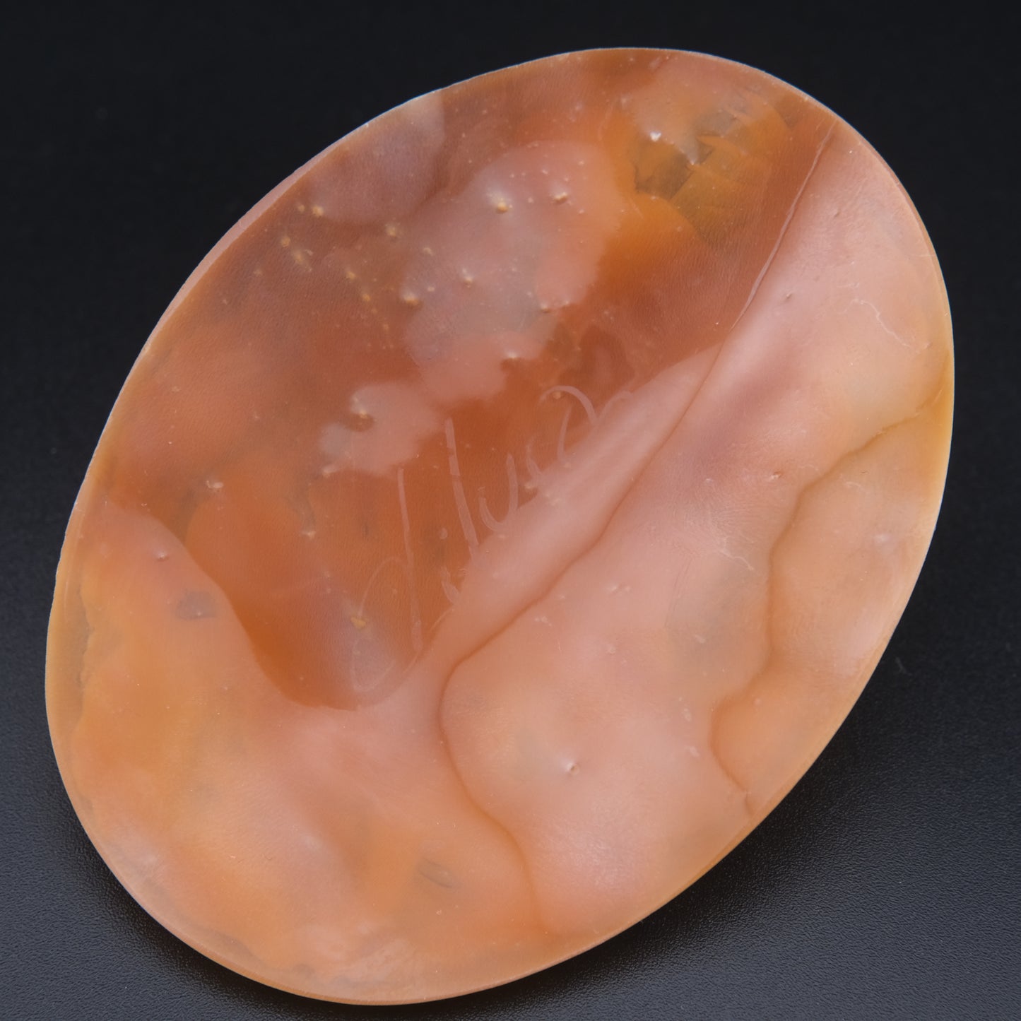 ❤️ Large Vintage Hand Carved Shell Cameo – Signed Artist – Mythological Scene with Cherubs – 3" Collector Cameo