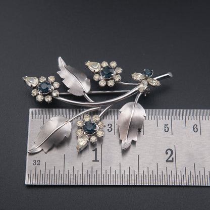 Vintage Signed "Krementz" Floral Brooch