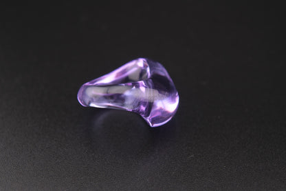 Vintage Baccarat “Galet Wave” Purple Crystal Ring