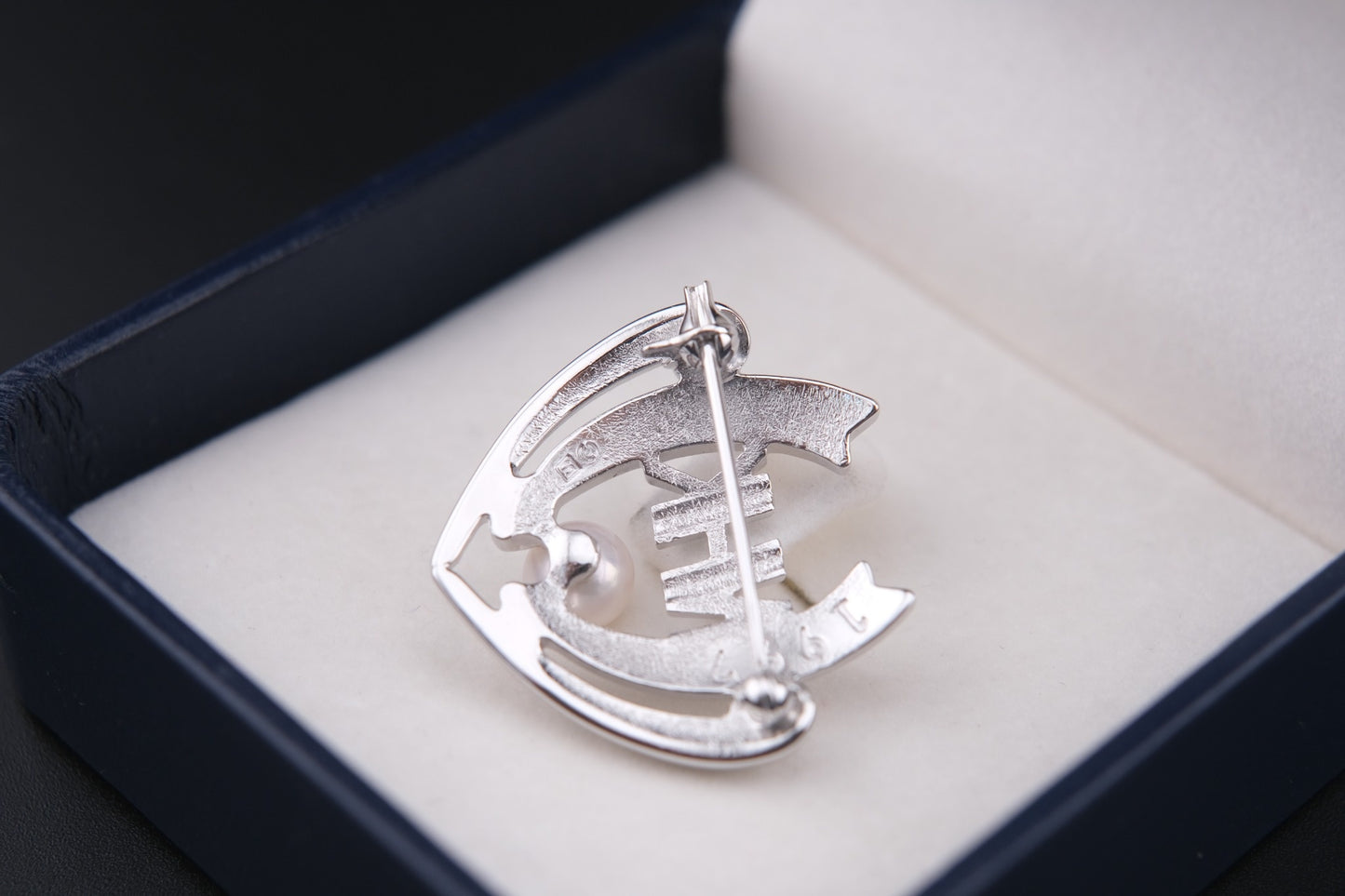 Tasaki Sterling Silver & Pearl Brooch – 1997 NHK Trophy Nagano Limited Edition