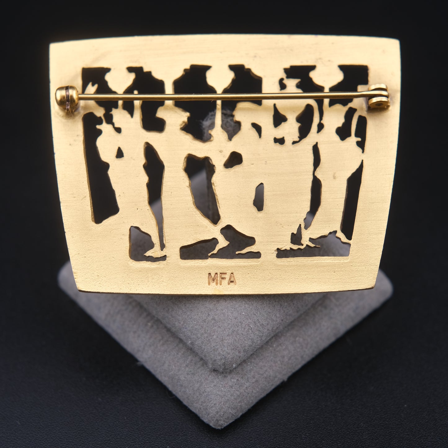 ❤️ Vintage MFA Museum of Fine Arts Classical Figural Brooch