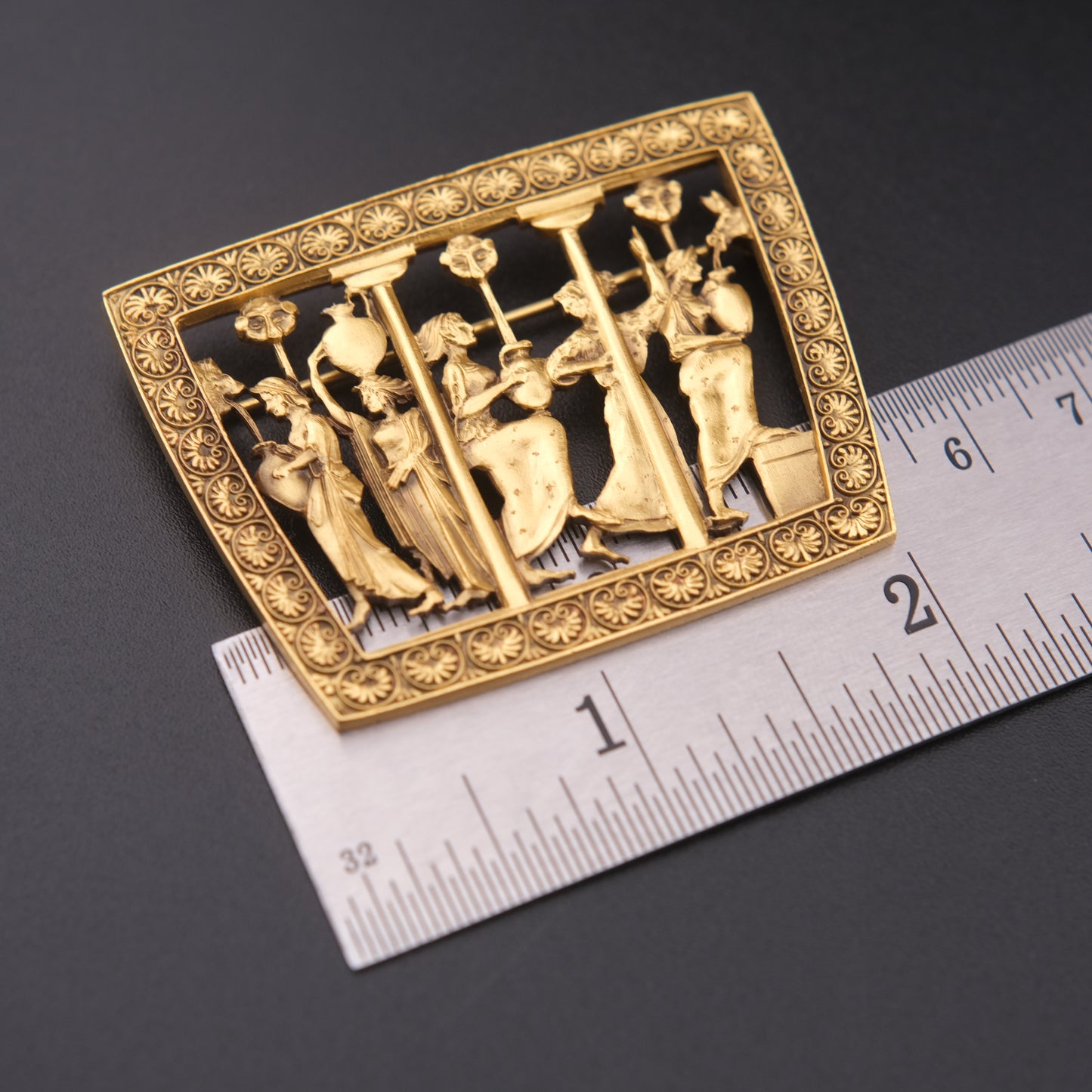 ❤️ Vintage MFA Museum of Fine Arts Classical Figural Brooch
